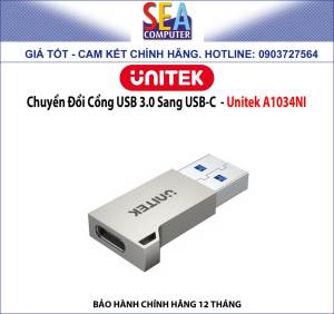 Chuyển Đổi Cổng USB 3.0 Sang USB-C  - Unitek A1034NI