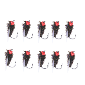 10lots Fly Fishing Baits with Fish Attractant Realistic Corrosions Resistant Suitable for Competitive Angling