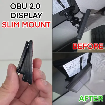 OBU 2.0 | Low Profile Slim Mount | For Screen unit