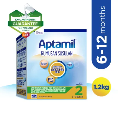 Aptamil Step 2 Follow-on Milk Formula 6 - 12 months 1.2kg (Susu Milk Powder 奶粉)