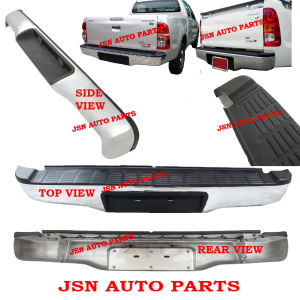 J125S02 REAR BUMPER CHROME TOYOTA HILUX VIGO KUN25 KUN26 2005-2011YR 4X4 LORRY TRUCK AKSESORI