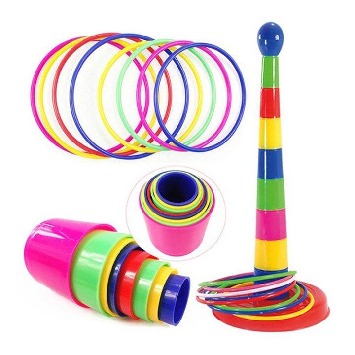 Circle Ring Throwing Toss Game Party Set Kids Children Hand Eye ...