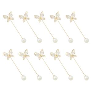 10Pcs Flower Shape Clothing Pin Jeans Waist Tighteners Pin Dress Safety Pin Cardigan Safetp Pin Shawl Sweater Clip