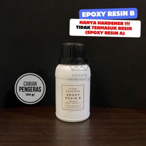 Resin Epoxy Premium High Gloss Crystal Clear Bening 300gr 300 gr Hardener Set Geode Paketan Recine Cair Crafting Prakarya Gantungan Kerajinan Art Seni Kesenian Kunci Ganci Hiasan Tas Kertakes DIY Quality Kualitas Katalis Murah Termurah Grosir Prakarya