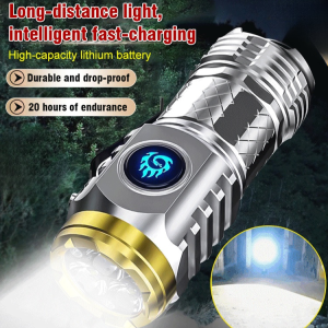 Thumb Flashlight Super Powerf Front Flashlight Mini Portable Outdoor Flashlight Rechargeable Waterproof Torch 迷你便携超强光手电筒