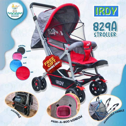 Baby Fourths Couture IRDY 3-Way Stroller for Baby with Mosquito