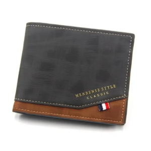 Large Capacity Mens Frosted Leather Wallet Multi-Slot Coin Pocket Photo Holder Mens Small Wallet Vintage Men Wallet