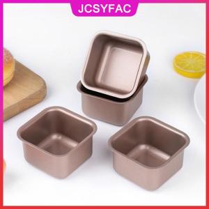 JCSYFAC Chảo nướng bánh mì bánh mì nướng hình vuông nhỏ khuôn Brownie Bánh phô mai bánh mì nướng bằng thép cacbon chống dính Khay nướng bánh
