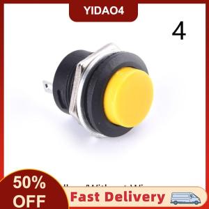 【YIDAO4】 16mm 12V-24V không thấm nước Xe LED Power push button momentary chuyển đổi kim loại on of