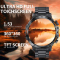 LIGE Bluetooth Call Smart Watch Men Full Touch Screen Sports Fitness Watch IP68 Waterproof for Android iOS + Box. 