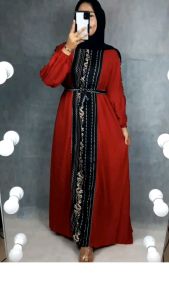 Gamis Baju Wanita Gamis Kondangan Dress Alana Terbaru Kekinian