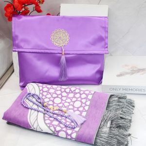 NALANILI Có thể gấp lại Thảm cầu nguyện Hình chữ nhật Có thể giặt được Bộ thảm cầu nguyện Di động Chống trơn trượt Thảm thờ Quà tặng Ramadan