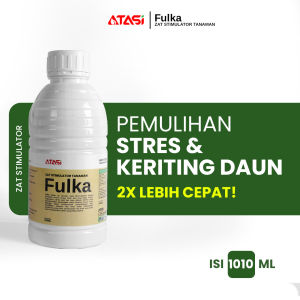 Fulka Zat Stimulator Tanaman | Pupuk Anti Stres Pelemas Daun Keriting Pembesar Buah Nutrisi Stimulan Asam Fulvat