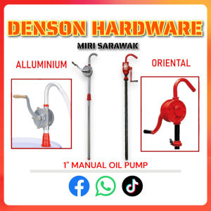 Oriental & Aluminium Oil Pump 1" Heavy Duty Hand Rotary Manual Oil Pump Hand Diesel Pump / Pam Minyak Pam Tangan