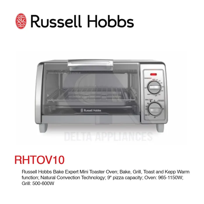 Russell Hobbs RHTOV10 Bake Expert Mini Toaster Oven Lazada PH