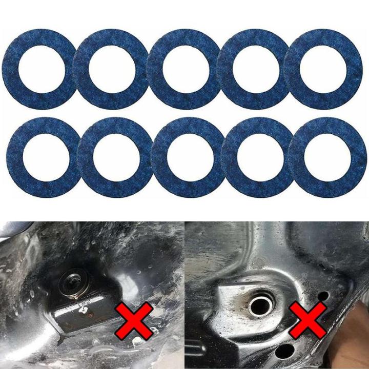 10pcs Oil Drain Gasket for Toyota Lexus Washers Seals Rings Replacement