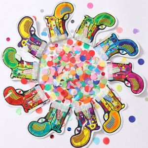 New Year Supplies Confetti Balloon Party Poppers Cannon Blow Air Shooter For Party Wedding Birthday Party