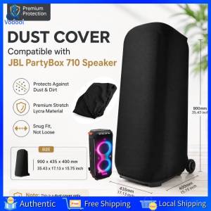 [Vodool Home Mall] Outdoor Speaker Protective Cover Elastic Dust Case Protective Case for Partybox 710 Portable Party Speaker