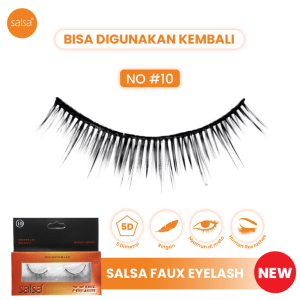 SALSA Faux Eyelashes | Bulu Mata Palsu | Natural Fake Eyelash | Eye-Lookmu lebih menarik | #BeautyisEasy