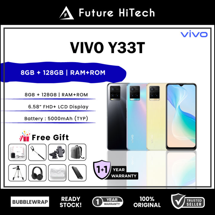 Vivo Y33s Y33t 8gb Ram 128gb Rom Original Vivo Malaysia Set Lazada Vivo Y33s Y33t 8gb Ram 128gb Rom Original Vivo Malaysia Set Lazada