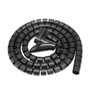GOFIDIN Desktop Tube Spiral Cable Winder Cable Organizer Storage Pipe Management Cord Protector