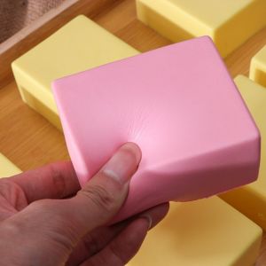 MUNCHX Soft Texture Slow Rising Squeeze Toy Slow Rising Stress Relief Sticky Toast Squeeze Toy Fidget Toy Anxiety Relief