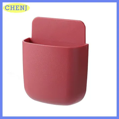 CHENJ Treo Tường Lưu Trữ Hộp Điện Thoại Di Động Sạc Chủ Đứng Giá Điều Khiển Từ Xa Lưu Trữ Organizer Trường Hợp Cho Điều Hòa Không Khí TV