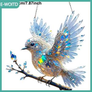【E-WOITD】 New Acrylic chim trang trí nhà Mặt dây chuyền phòng khách ban công sân treo Mặt dây chuyền sinh nhật và quà tặng trang trí kỳ nghỉ
