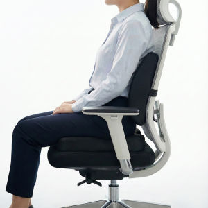 Adjustable Memory Foam Car Seat Support Cushion for Better Posture in Car Office and Travel Settings