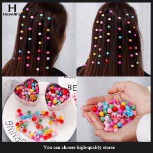 Hayating Lovely Beads Hairpin For Girls Candy Colors Plastic Mini Hair Clips Barrette