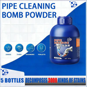 Pipe Dredging Powder Drain Cleaner Strong Sink & Toilet Clog Remover Fast Acting 100% Effective