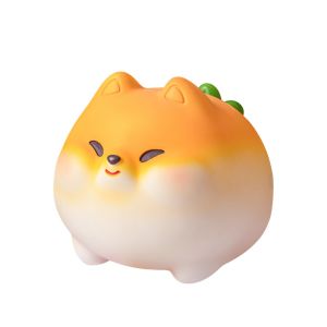 EKILLERLY Large Capacity Cartoon Dog Money Box Resistant Fall Vinyl Piggy Bank Animal Figurines Kawaii Saving Box Children Use