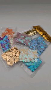 PAYET RAMBOCI 3D MOTIF BULAT TEKUK ATAU DOLLAR TEKUK UKURAN 10 MM KUALITAS BAGUS PER 10 GRAM