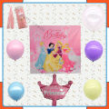 Princess snowwhite balloons set/birthday party balloon decorations. 