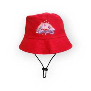Bucket Anak Topi Anak Kuda Tanduk Custom Bordir Nama Usia 1 - 7 Tahun