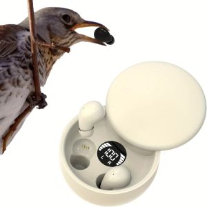 Wireless 5.3Invisible Earbuds - Newest Bass Stereo Earphones with Noise Cancelling Microphone - Low Profile Micro Smallest Invisible Sleeping Earbuds SeaSpark