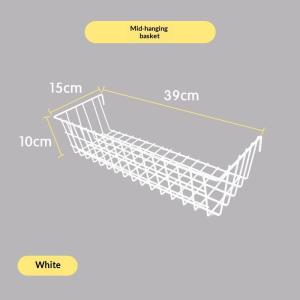 COD Metal Decorative Storage Basket DIY Iron Grid Flower Pot Hanging Shelf Wall Art Mounted Frame Mesh Display Rack Home Decoration