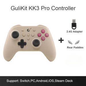 Ban Đầu Gulikit Kk3 Pro Điều Khiển Với Hiệu Ứng Hội Trường Cần Điều Khiển & Gây Với Kingkong 3 Ns38 Gamepad Cho Windows Bộ chuyển đổi Nintendo IOS Android