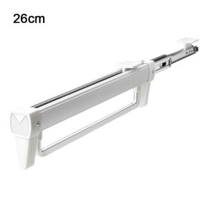 BESTOURO Có thể gập lại Thanh lưu trữ quần áo Tiết kiệm không gian Hợp  nhôm Giá lưu trữ sấy khô Phần cứng Có thể điều chỉnh Thanh treo quần áo Tủ quần áo