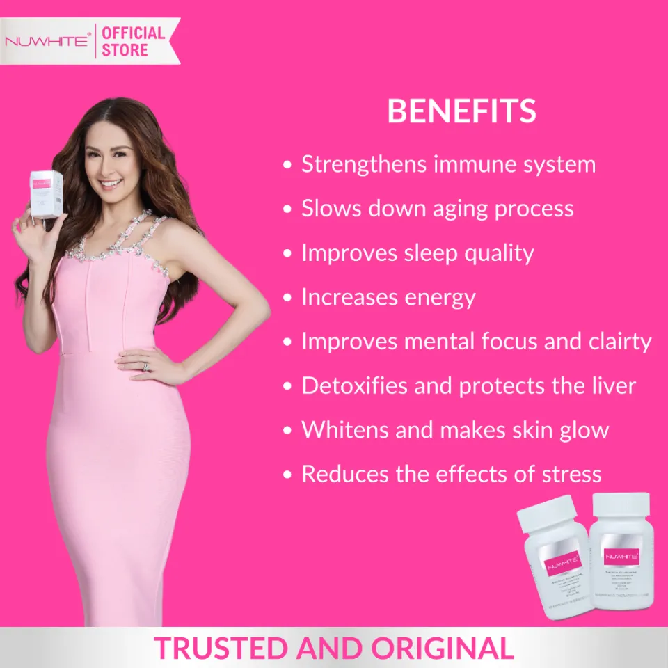Nuwhite S-Acetyl Glutathione with Collagen Sodium Ascorbate and Vitamin E