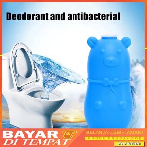 MYX Store Bear - Pembersih Toilet Otomatis Anti Bakteri Motif Beruang Import Cleaner Kloset Pengharum Kamar Mandi Claener