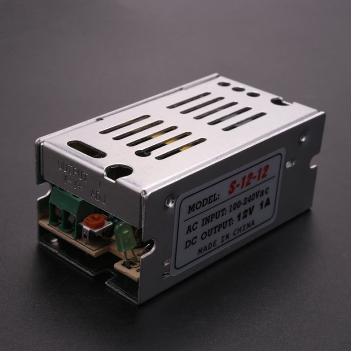 12V 1A DC Power Supply Transformer - For PTF Designs Building Flats & LED Lighting