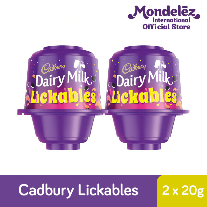 [Bundle of 2] Cadbury Dairy Milk Lickables Chocolate with Toys (20g