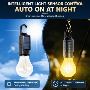NEWTAP Waterproof Solar Camping Light Solar Powered USB Rechargeable Portable Led Lantern Portable With Hook Super Bright Lantern For Emergency