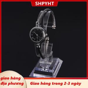 [COD] SHPYHT Giao hàng địa phương Cổ tay đồng hồ hiển thị giá chủ bán hiển thị trường hợp đứng Công cụ rõ ràng nhựa