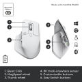 Logitech MX Master 3S Wireless and Bluetooth Mouse เม้าส์ไร้สาย เสียงคลิกเงียบลงมากถึง 90% พร้อมเซ็นเซอร์ 8000 DPI. 