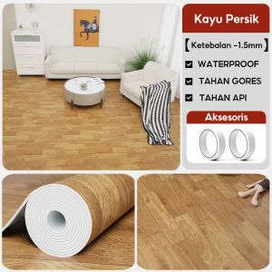 REAIM KARPET LANTAI VINYL GULUNGAN TEBAL 1.5 MM TIKAR KARPET METERAN 5 /10 M