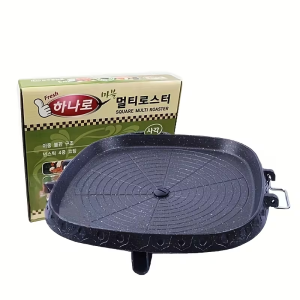 MYLOVES Portable Butane Stove&Hanaro Non Stick Griller Plate Samgyeopsal / Samgyupsal /