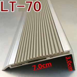 Aluminum Alloy Stair Anti-Slip Strip Step Edge Trim Marble Floor Edge Strip Right Angle Corner Protector Self-Adhesive