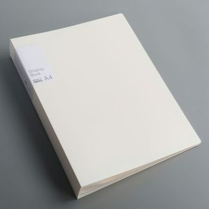 Bìa nhựa File lá Clear Book A4 5 màu Molandi đủ loại 20/40/60/100 lá ALLIN